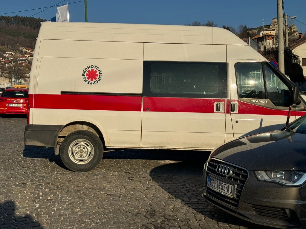 And if the food starts to get me, Flea and Anthony Kiedis will have my back apparently. The Red Hot Chili Paramedics?