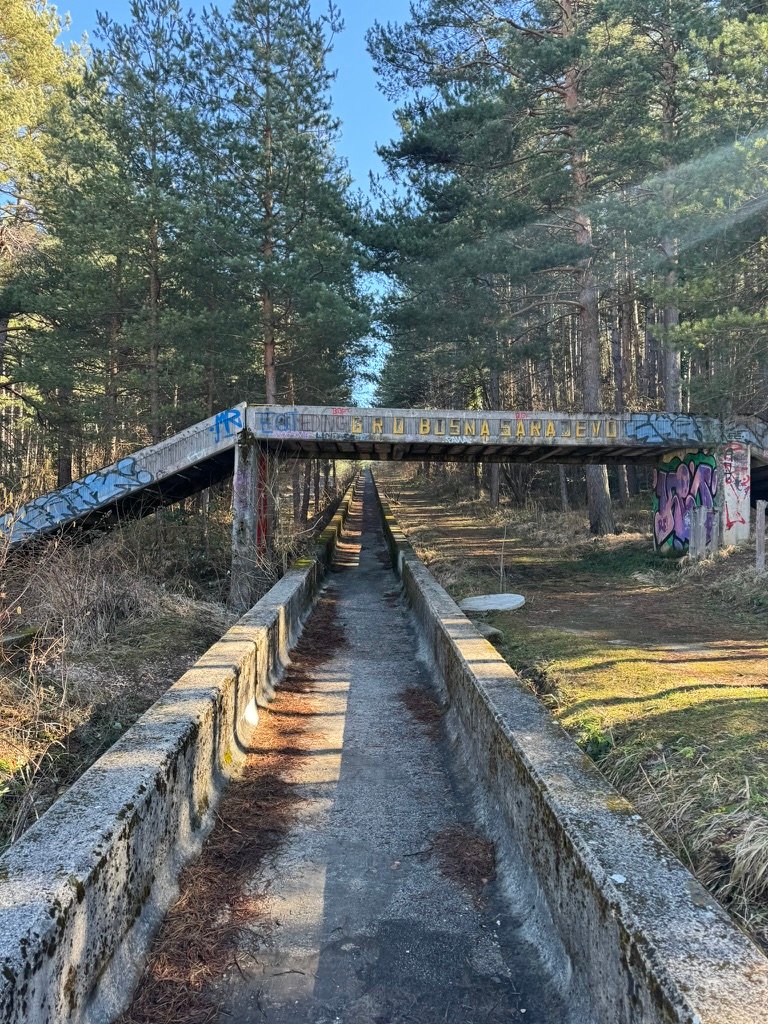 The old Olympics bobsled track has seen better days. But is it depressing or just real life?